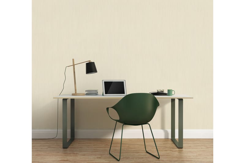 Slät Tapet Siena Ovävd Cream - AS Creation - Inredning & dekor - Väggdekor - Tapeter & tapettillbehör - Mönstrade tapeter
