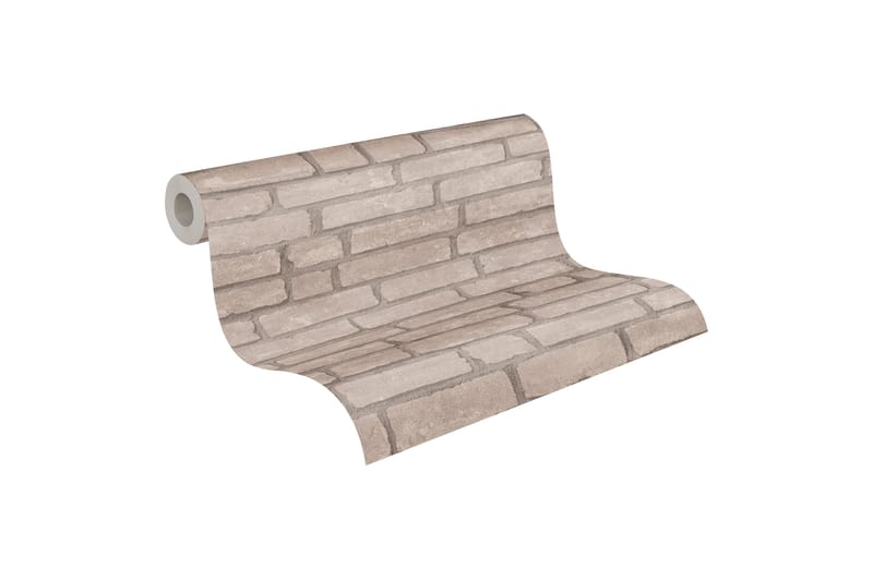 Sten Tapet Ovävd Grå Beige - AS Creation - Inredning & dekor - Väggdekor - Tapeter & tapettillbehör - Mönstrade tapeter