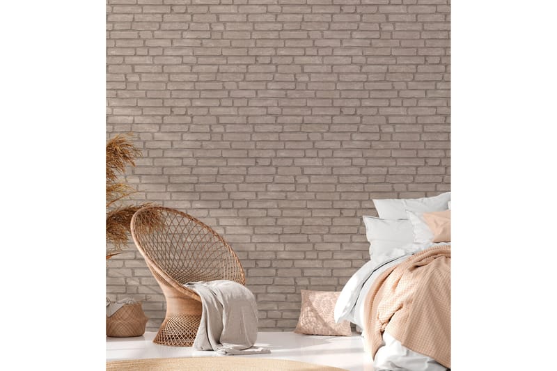 Sten Tapet Ovävd Grå Beige - AS Creation - Inredning & dekor - Väggdekor - Tapeter & tapettillbehör - Mönstrade tapeter