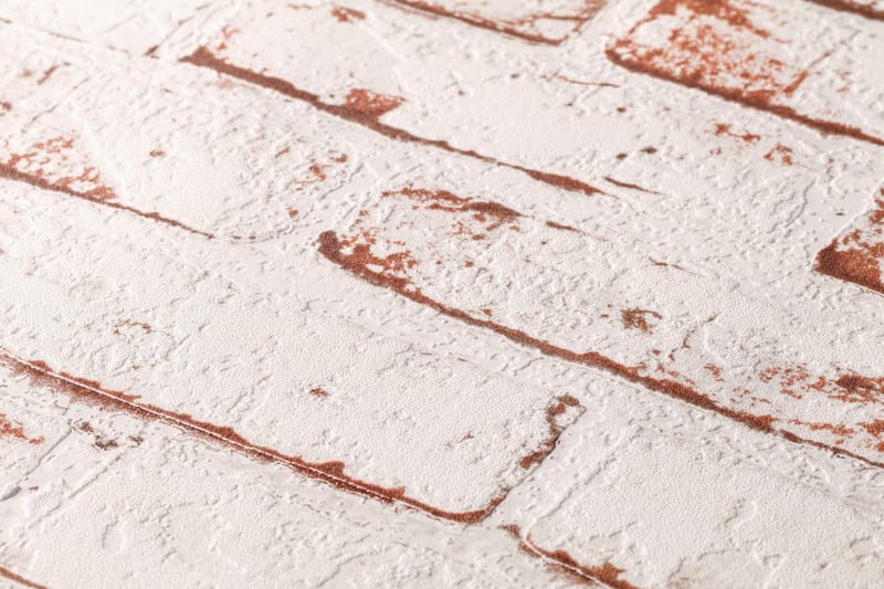 Sten Tapet Ovävd Röd Brun Beige - AS Creation - Inredning & dekor - Väggdekor - Tapeter & tapettillbehör - Mönstrade tapeter