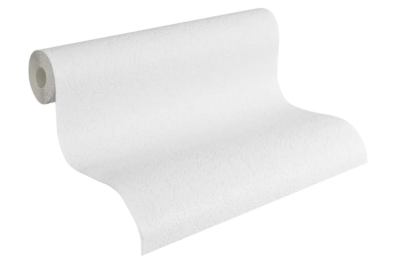 Struktur Tapet Svart & Vit Papper Vit - AS Creation - Inredning & dekor - Väggdekor - Tapeter & tapettillbehör - Mönstrade tapeter