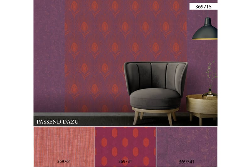 Vintage Tapet Absolutely Chic Ovävd - AS Creation - Inredning & dekor - Väggdekor - Tapeter & tapettillbehör - Mönstrade tapeter