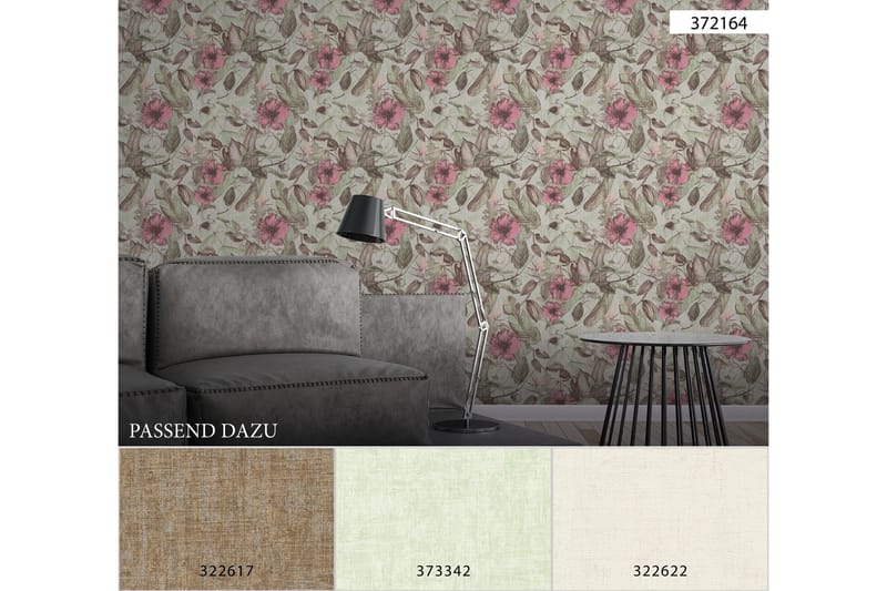 Vintage Tapet Cuba Ovävd Beige Metallic - AS Creation - Inredning & dekor - Väggdekor - Tapeter & tapettillbehör - Mönstrade tapeter