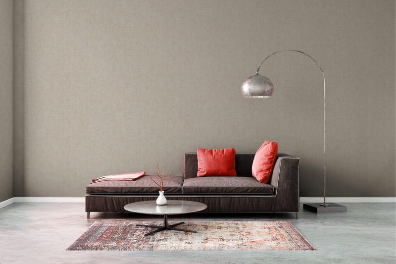 Vintage Tapet Grönery Ovävd Cream Beige - AS Creation - Inredning & dekor - Väggdekor - Tapeter & tapettillbehör - Mönstrade tapeter