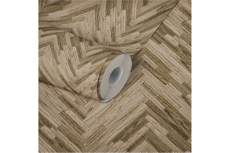 Wood effect Tapet Eterno by Versace - AS Creation - Inredning & dekor - Väggdekor - Tapeter & tapettillbehör - Mönstrade tapeter