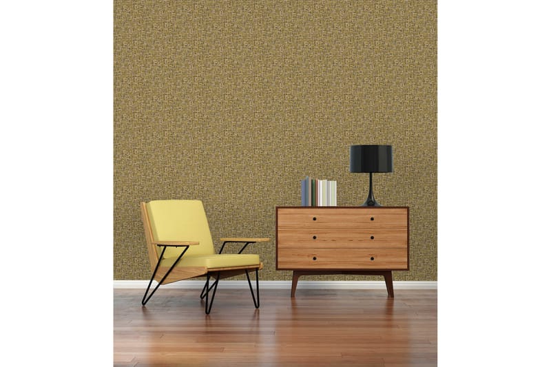 Wood effect Tapet Jungle Chic Ovävd - AS Creation - Inredning & dekor - Väggdekor - Tapeter & tapettillbehör - Mönstrade tapeter
