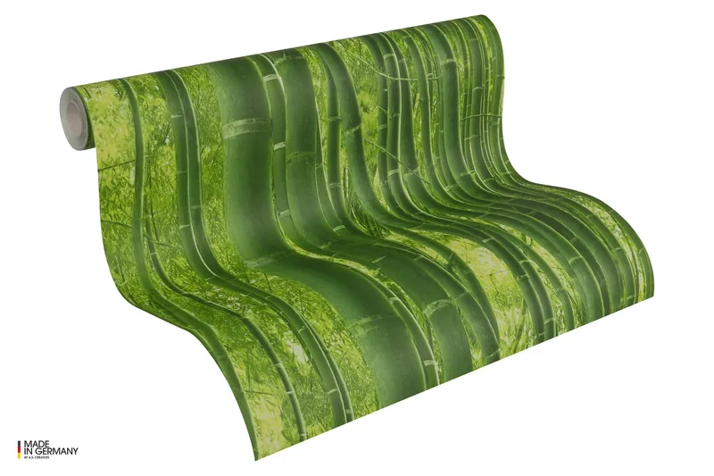 Motif Tapet Authentic Walls Papper Grön - Mönstrade tapeter - Furniturebox