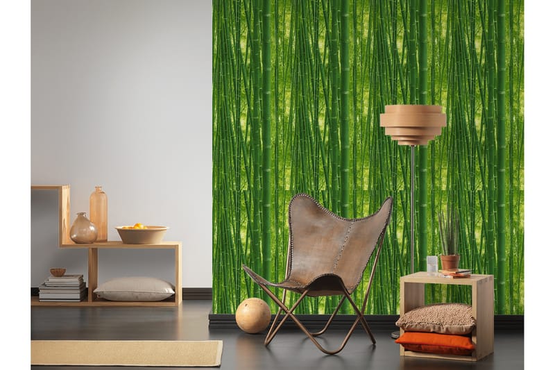 Motif Tapet Authentic Walls Papper Grön - Mönstrade tapeter - Furniturebox