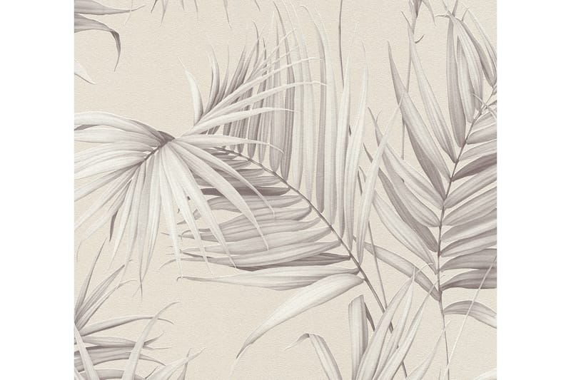 Palm tree Tapet Dream Again Ovävd Grå - AS Creation - Mönstrade tapeter
