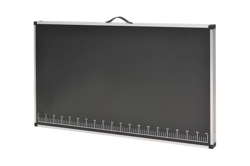 Hopfällbart tapetbord MDF och aluminium 200x60x78 cm - Svart - Inredning & dekor - Väggdekor - Tapeter & tapettillbehör - Tapettillbehör - Tapetbord