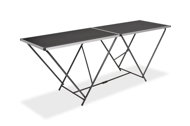 Hopfällbart tapetbord MDF och aluminium 200x60x78 cm - Svart - Inredning & dekor - Väggdekor - Tapeter & tapettillbehör - Tapettillbehör - Tapetbord