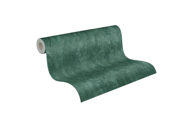 Vintage Tapet Havanna Ovävd Grön - Mönstrade tapeter - Furniturebox