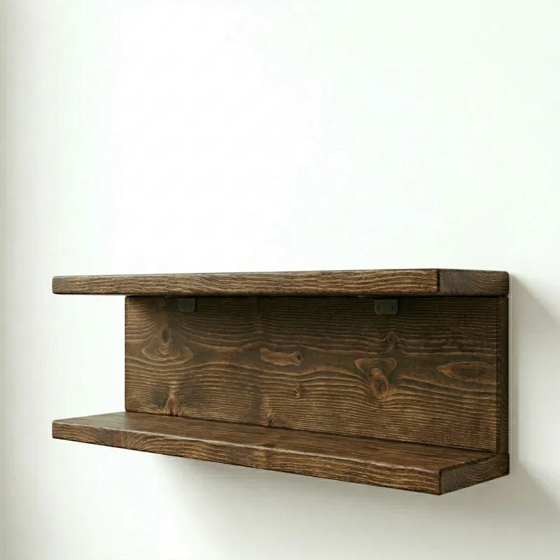 Tervik Dekorativ vägghylla 50x20x14 cm - trä - Inredning & dekor - Väggdekor - Väggpanel