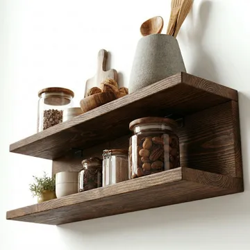 Tervik Dekorativ vägghylla 50x20x14 cm - trä - Inredning & dekor - Väggdekor - Väggpanel