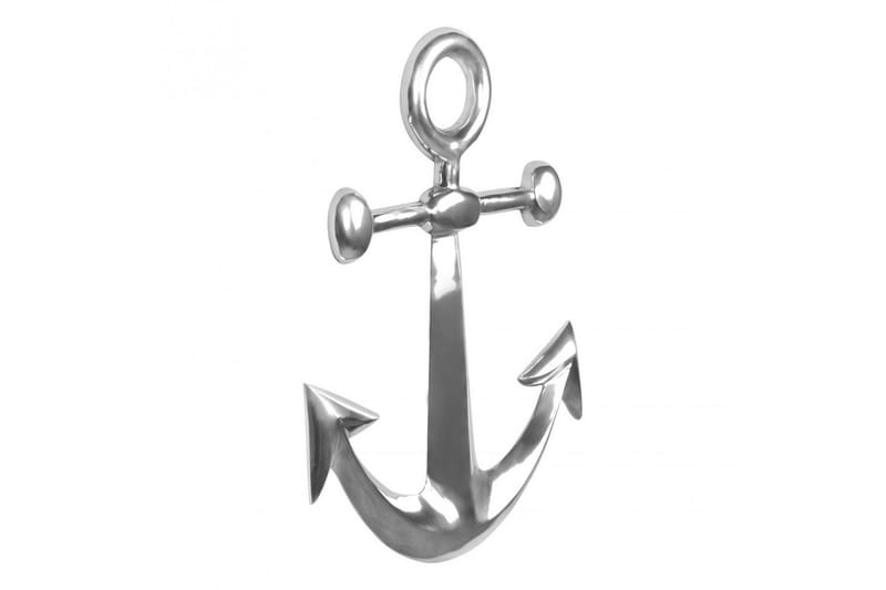 Väggdekoration Wohnling Ankare Maritim Handpolerad Aluminiumgjutning Modern - Inredning & dekor - Dekor & inredningsdetaljer