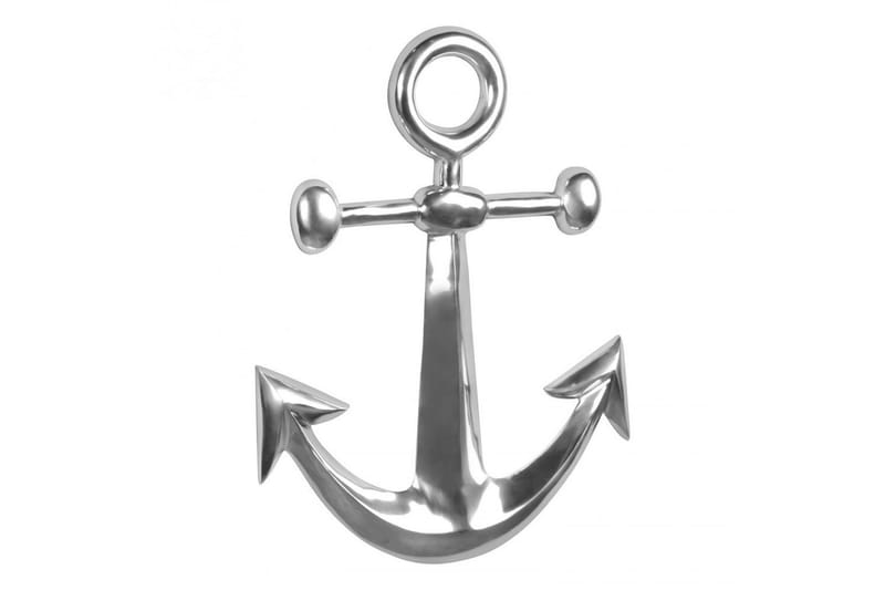 Väggdekoration Wohnling Ankare Maritim Handpolerad Aluminiumgjutning Modern - Inredning & dekor - Väggdekor - Dekorplast & kakeldekor