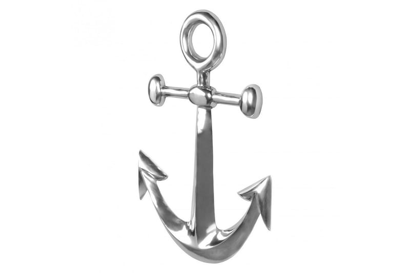 Väggdekoration Wohnling Ankare Maritim Handpolerad Aluminiumgjutning Modern - Inredning & dekor - Dekor & inredningsdetaljer
