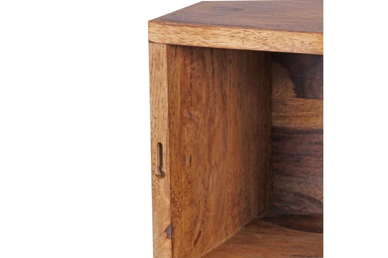 Vägghylla Wohnling Set med 4 massivt trä kub-optik väggmonterad modern - Förvaring - Köksförvaring - Kökshylla