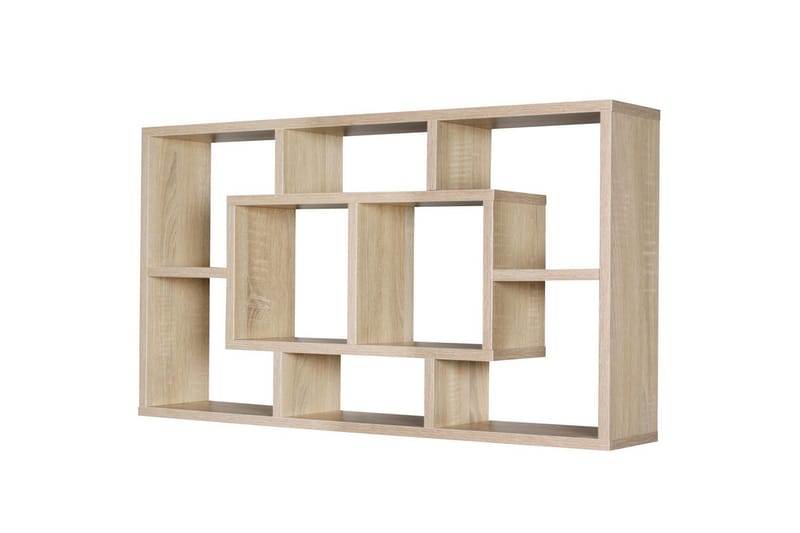 Vägghylla Wohnling PAOLA melaminbelagd MDF, förvaringshylla, väggmonterad, modern stil Sonoma - Sonoma - Förvaring - Köksförvaring - Kökshylla