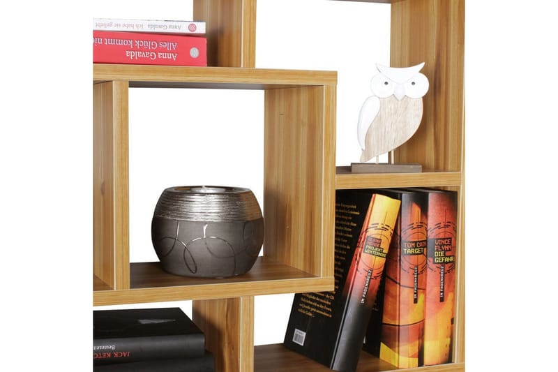 Vägghylla Wohnling PAOLA melaminbelagd MDF, förvaringshylla, väggmonterad, modern stil Bok - Bok - Förvaring - Köksförvaring - Kökshylla