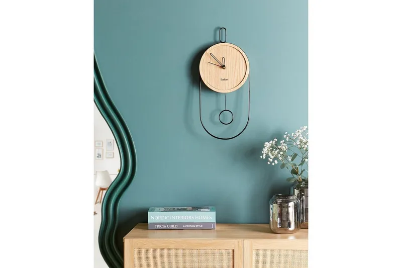 Pendelur Sierre Ljus trä/svart - Ljus trä/svart - Inredning & dekor - Väggdekor - Väggklocka & väggur - Urverk till väggklocka