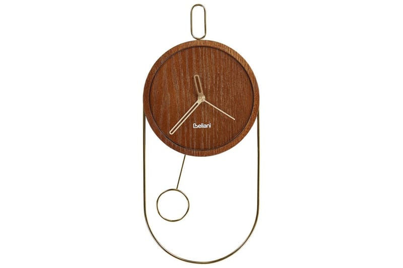 Pendelur Sierre Mörkt trä/guld - Mörkt trä/guld - Inredning & dekor - Väggdekor - Väggklocka & väggur - Urverk till väggklocka