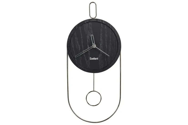 Pendelur Sierre Svart/Silver - Svart/Silver - Inredning & dekor - Väggdekor - Väggklocka & väggur - Urverk till väggklocka