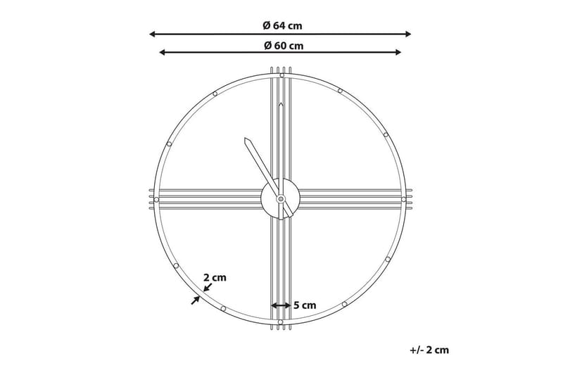 Väggklocka Ascona - Inredning & dekor - Väggdekor - Väggklocka & väggur - Urverk till väggklocka