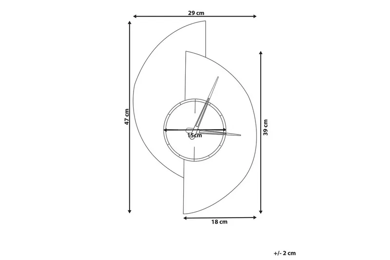 Väggklocka Chalais - Inredning & dekor - Väggdekor - Väggklocka & väggur - Urverk till väggklocka