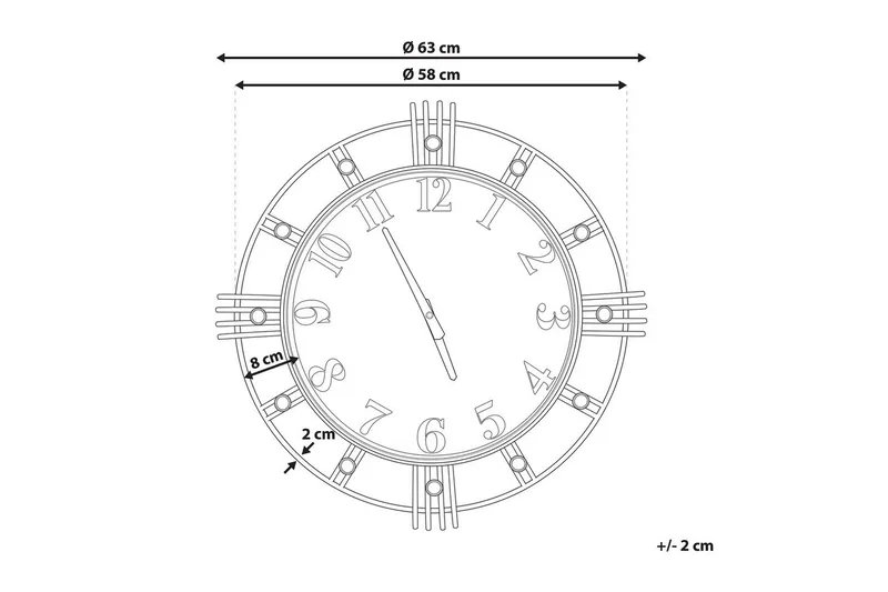 Väggklocka Lancy - Inredning & dekor - Väggdekor - Väggklocka & väggur - Urverk till väggklocka