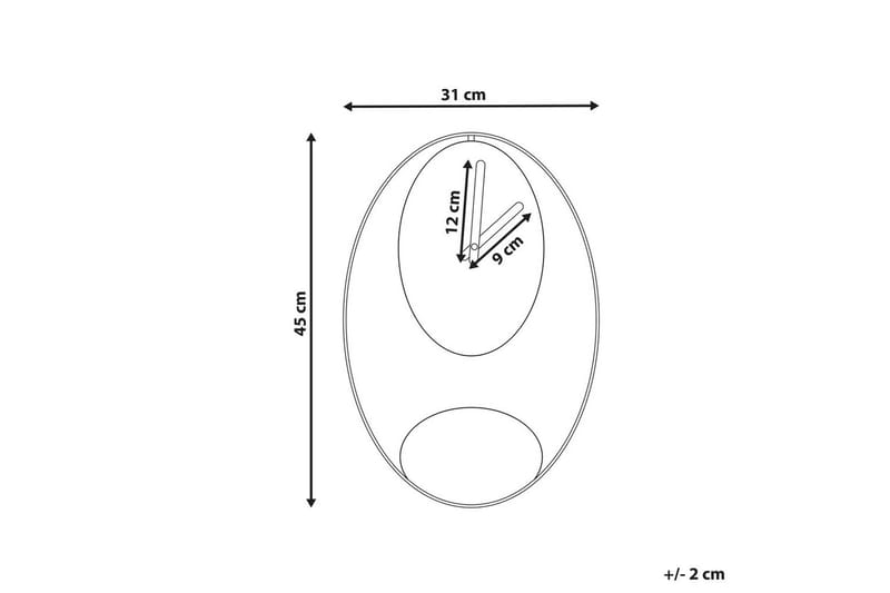 Väggklocka Manigod - Inredning & dekor - Väggdekor - Väggklocka & väggur - Urverk till väggklocka