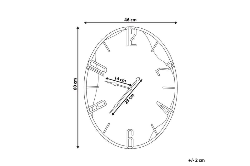 Väggklocka Meynes - Inredning & dekor - Väggdekor - Väggklocka & väggur - Urverk till väggklocka