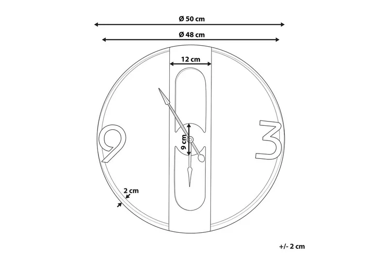 Väggklocka Mulhouse - Inredning & dekor - Väggdekor - Väggklocka & väggur - Urverk till väggklocka