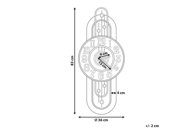 Väggklocka Nobelium - Inredning & dekor - Väggdekor - Väggklocka & väggur - Urverk till väggklocka