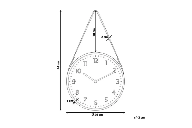 Väggklocka Renens - Inredning & dekor - Väggdekor - Väggklocka & väggur - Urverk till väggklocka