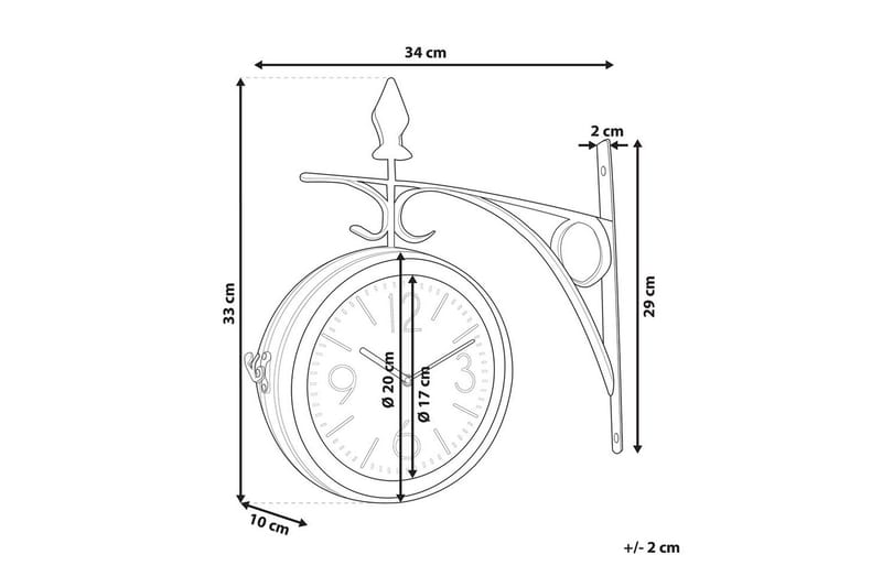 Väggklocka Romont - Inredning & dekor - Väggdekor - Väggklocka & väggur - Urverk till väggklocka