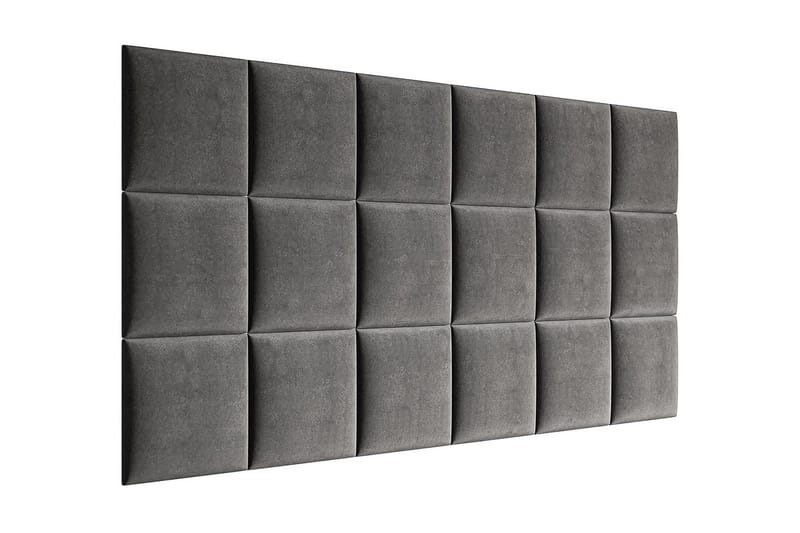 AVENEL Stoppad Väggpanel 30x30 cm Grå - Inredning & dekor - Väggdekor - Väggpanel