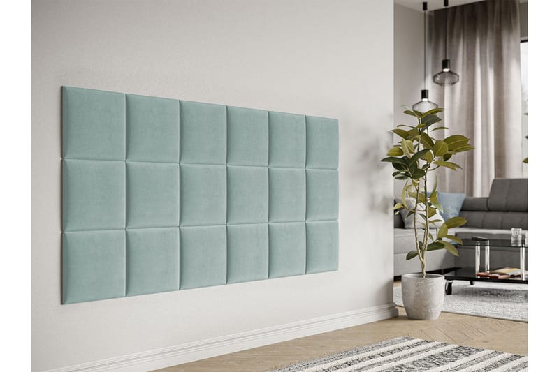 AVENEL Stoppad Väggpanel 30x30 cm Grön - Inredning & dekor - Väggdekor - Väggpanel