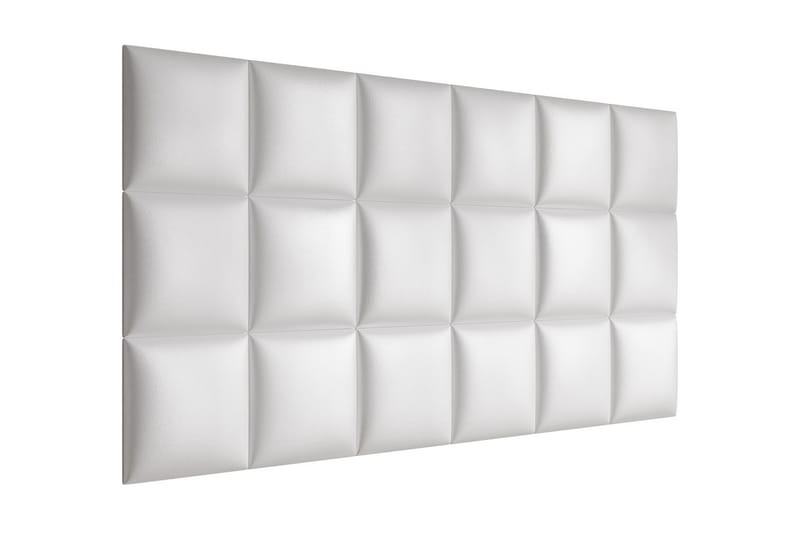 AVENEL Stoppad Väggpanel 30x30 cm Vit - Inredning & dekor - Väggdekor - Väggpanel