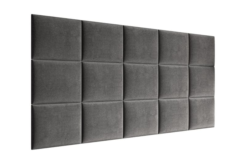 AVENEL Stoppad Väggpanel 40x30 cm Grå - Inredning & dekor - Väggdekor - Väggpanel