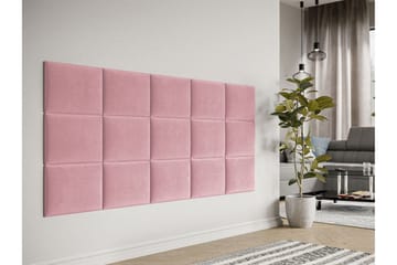 AVENEL Stoppad Väggpanel 40x30 cm Rosa