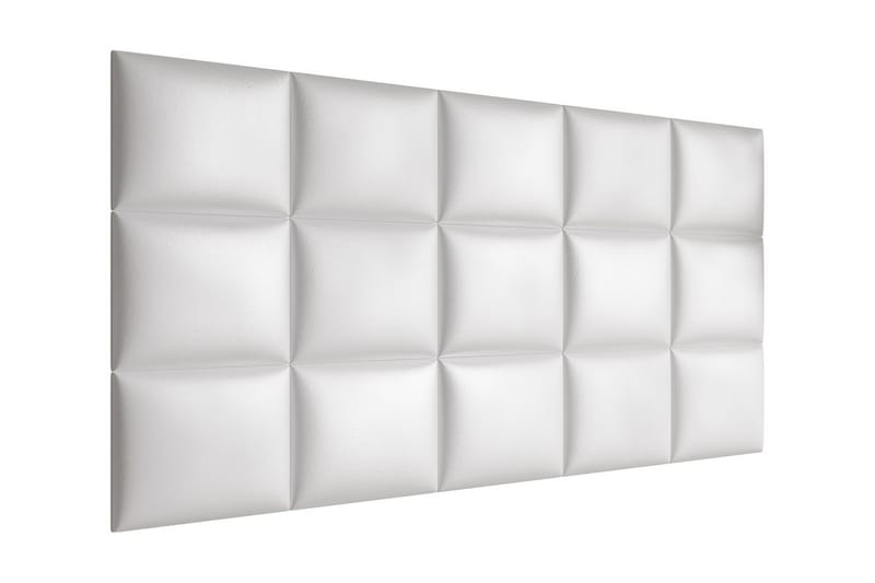 AVENEL Stoppad Väggpanel 40x30 cm Vit - Inredning & dekor - Väggdekor - Väggpanel