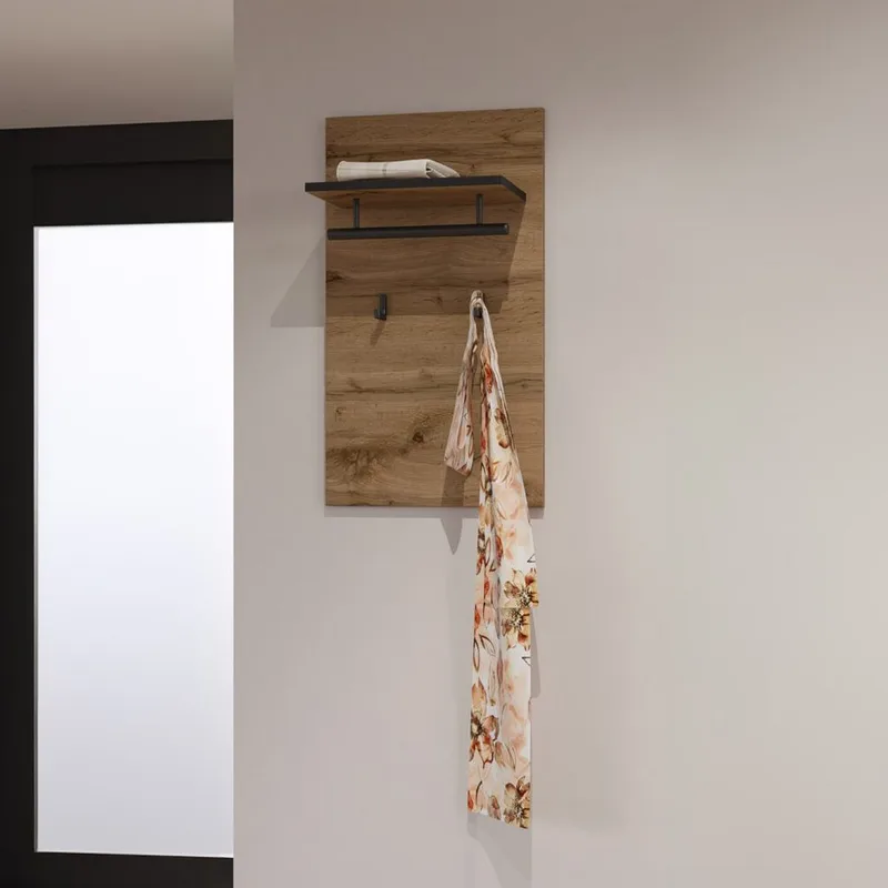 Väggpanel Kors med Krokar - Wotan Ek - Inredning & dekor - Väggdekor - Väggpanel