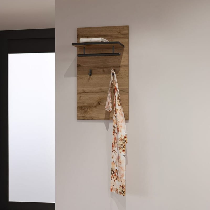 Väggpanel Kors med Krokar - Wotan Ek - Inredning & dekor - Väggdekor - Väggpanel