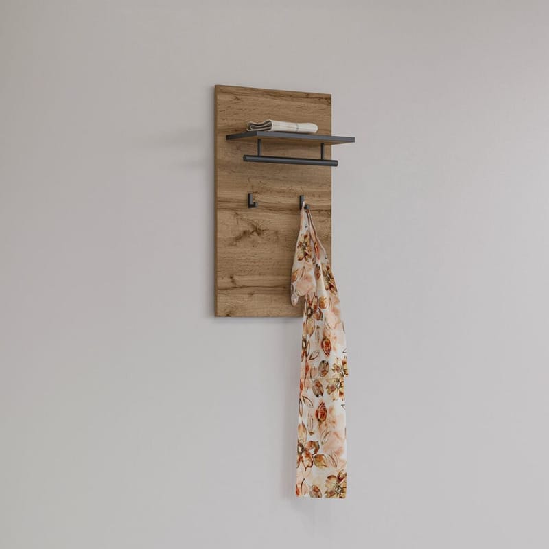 Väggpanel Kors med Krokar - Wotan Ek - Inredning & dekor - Väggdekor - Väggpanel