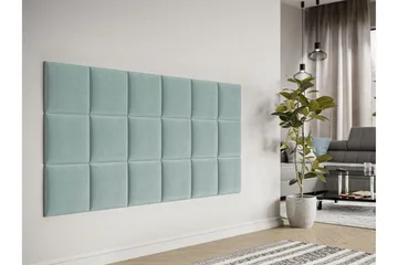 Lornel Stoppad Väggpanel 30x30 cm - Grön - Inredning & dekor - Väggdekor - Väggpanel