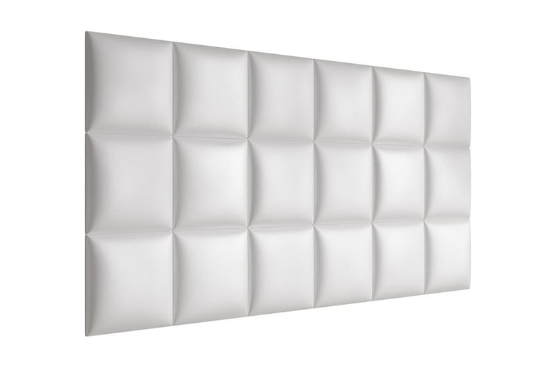 Lornel Stoppad Väggpanel 30x30 cm, Vit