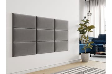 Lornel Stoppad Väggpanel 60x30 cm - Grå - Inredning & dekor - Väggdekor - Väggpanel