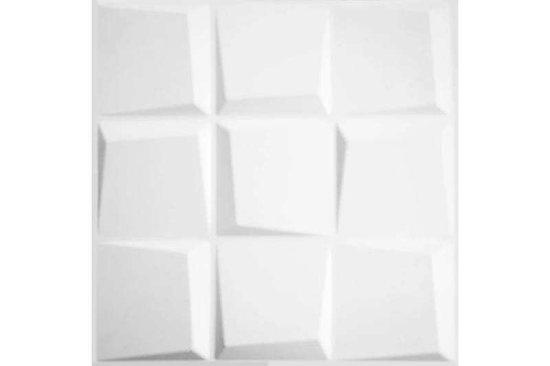 WallArt 3D Väggpaneler 24 st GA-WA21 oberon - Vit - Inredning & dekor - Väggdekor - Väggpanel