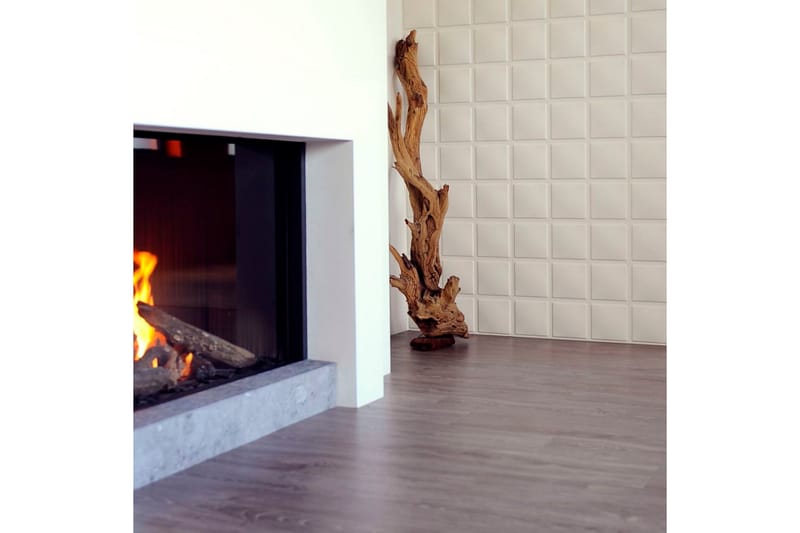 WallArt Väggpanel 3D Cubes 12 st GA-WA07 - Vit - Inredning & dekor - Väggdekor - Väggpanel